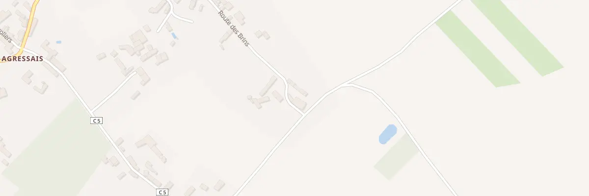 Plan du 9 Rte des Brins à Thurageau