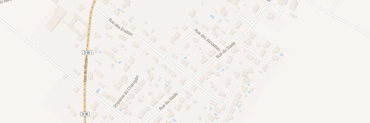 Plan du 17 Rue des Erables à Chabournay
