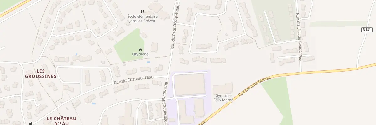 Plan du 64 Rue de la Libourne à Chinon