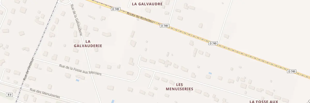 Plan du 26 Rue de la Fosse aux Merciers à Ligré
