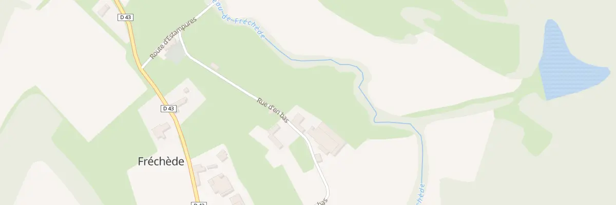 Plan du 5 Rue d’En Bas à Fréchède