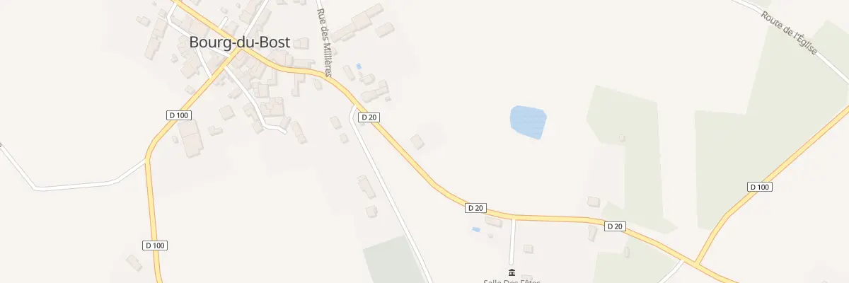 Plan du 233 Rte de la République à Bourg-du-Bost