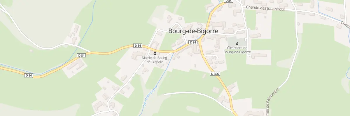 Plan du 5028 Le Village à Bourg-de-Bigorre