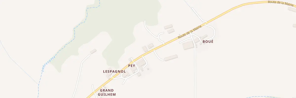 Plan du 5017A Pey à Pallanne
