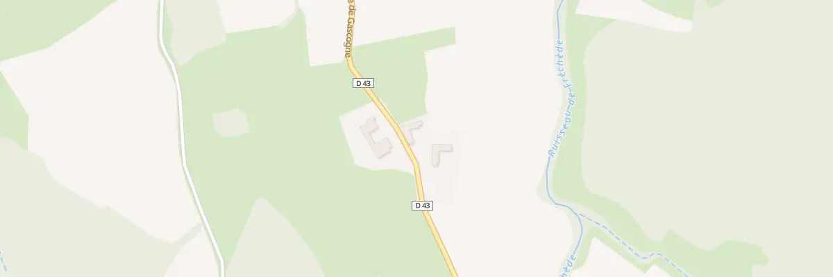 Plan du 23 Rte de Gascogne à Fréchède