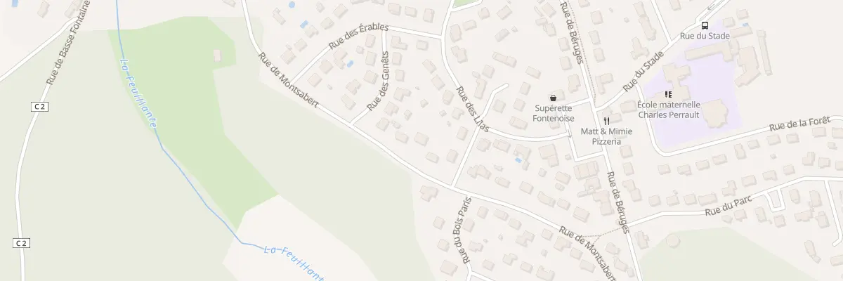 Plan du 22 Rue de Montsabert à Fontaine-le-Comte