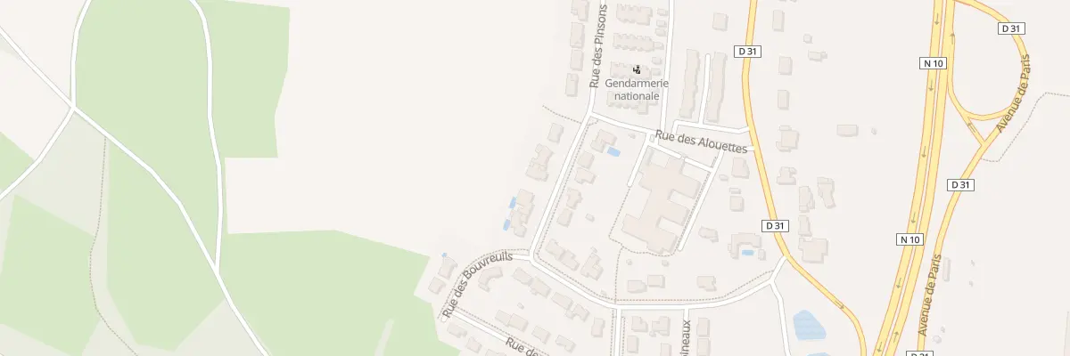 Plan du 16 Rue des Pinsons à Vivonne