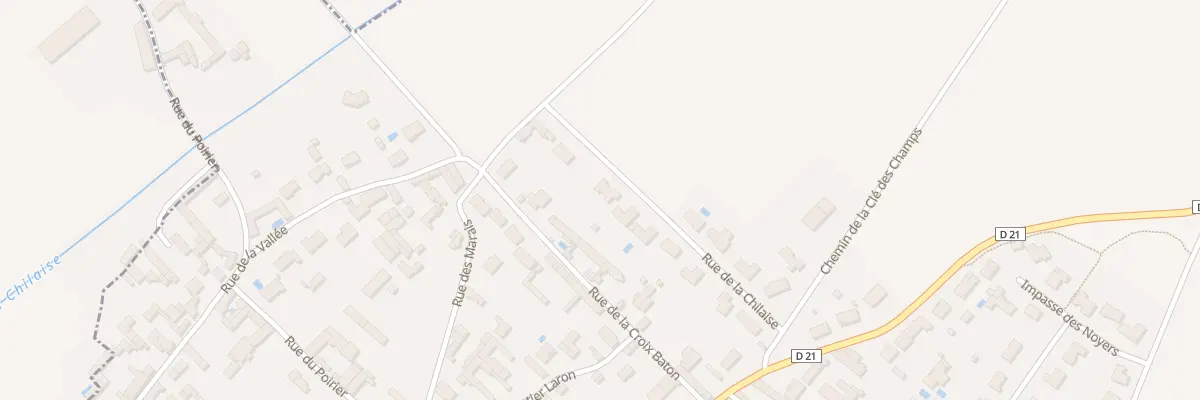Plan du 13 Rue de la Chilaise à Chabournay
