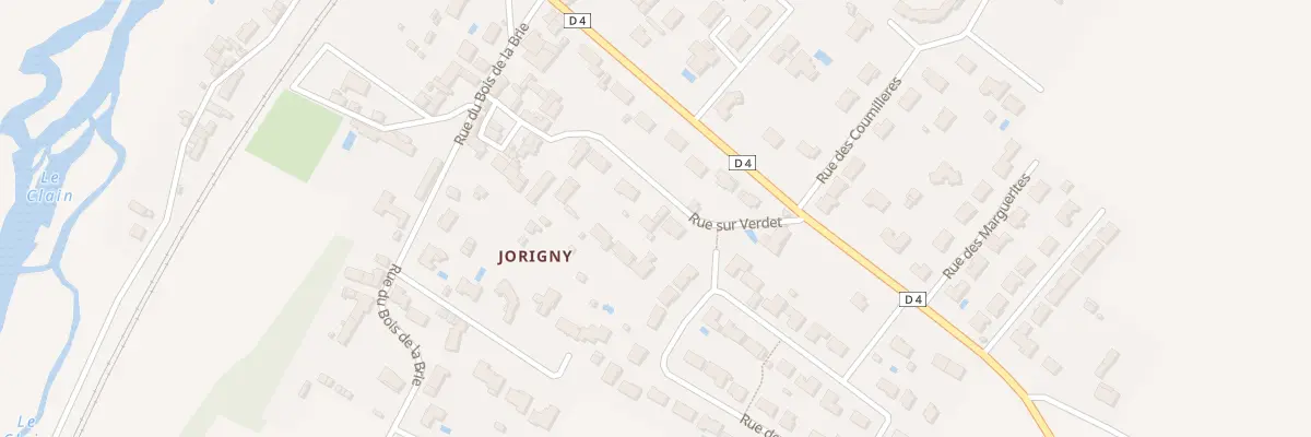 Plan du 18 Rue sur Verdet à Vivonne