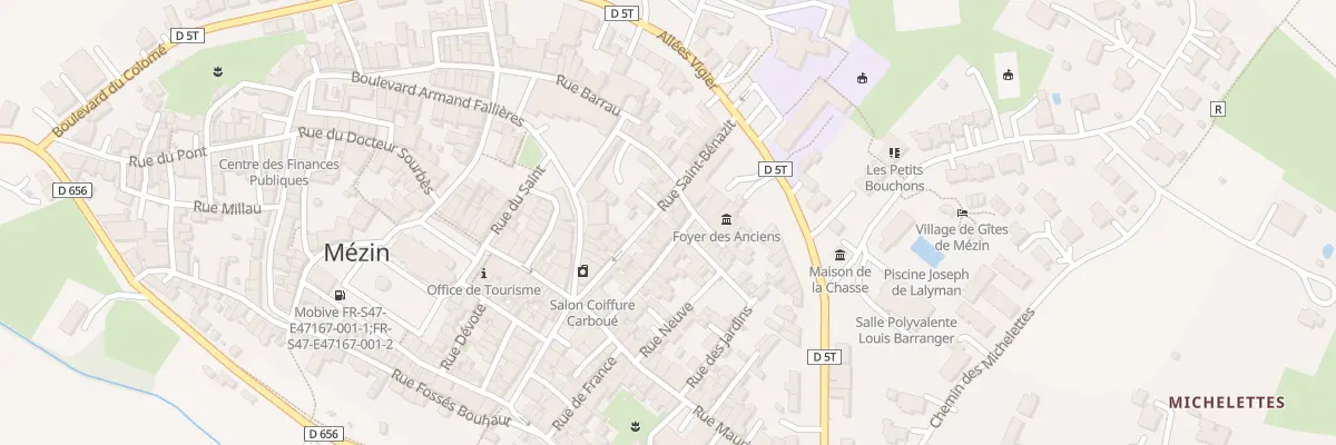 Plan du 14 Rue d’Armagnac à Mézin