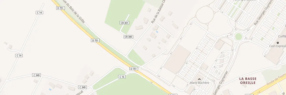 Plan du 84 Rue de la Baisse Oreille à Chinon