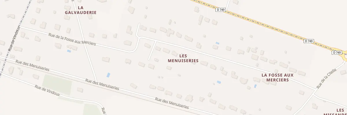 Plan du 21 Rue de la Fosse aux Merciers à Ligré