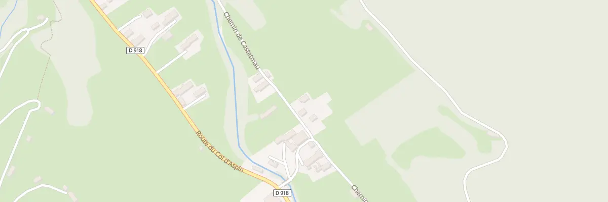Plan du 413 Che de Castetmau à Campan