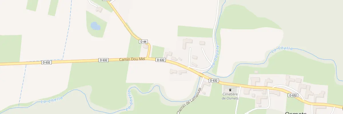 Plan du 36 Cami Dou Mei à Osmets