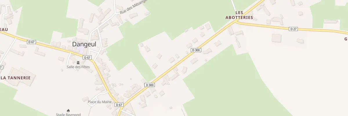 Plan du 37 Rue du Saosnois à Dangeul