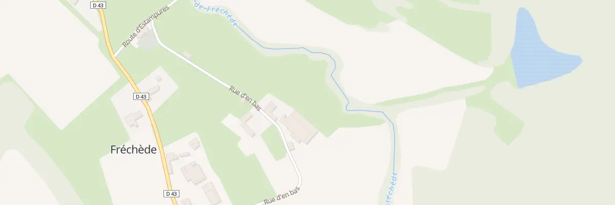 Plan du 5022 Village à Fréchède