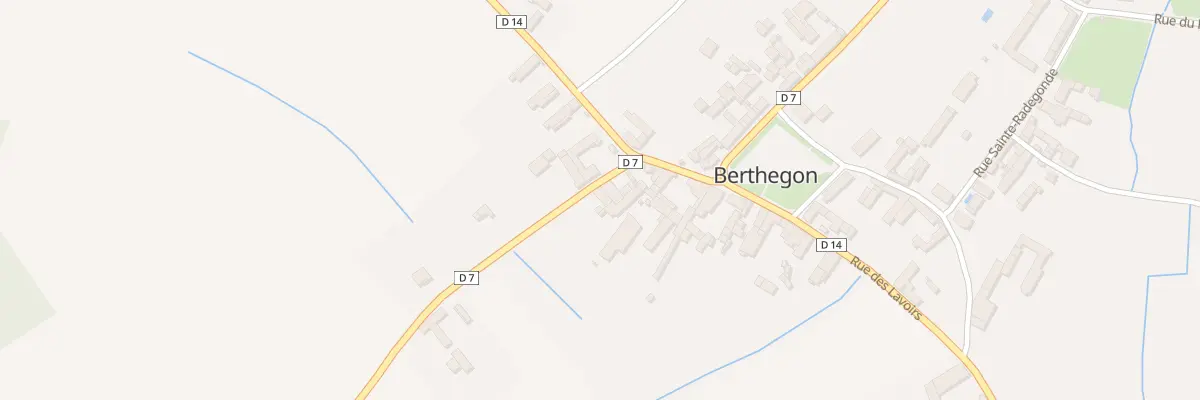 Plan du 3 Rue du Pont de Chamaillard à Berthegon