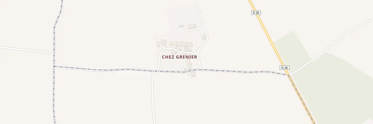 Plan du 4 Rte de Bellevue à Couture