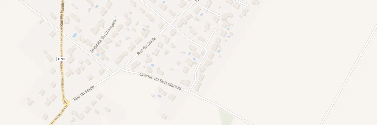 Plan du 6 Rue de la Rebecherie à Chabournay