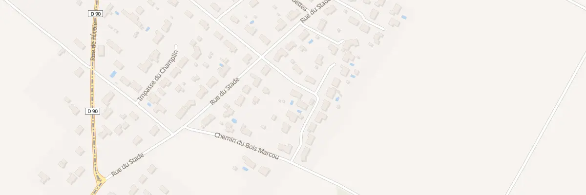 Plan du 2 Rue de la Rebecherie à Chabournay