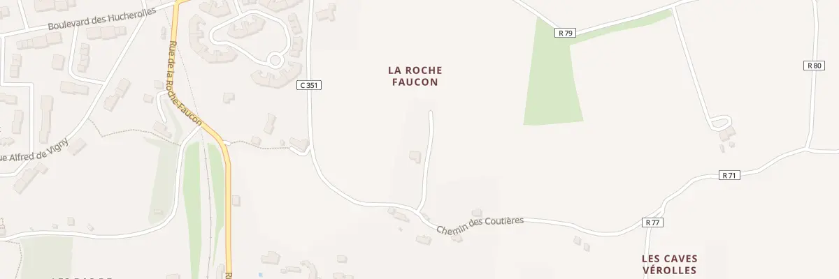 Plan du 21 Che des Coutières à Chinon