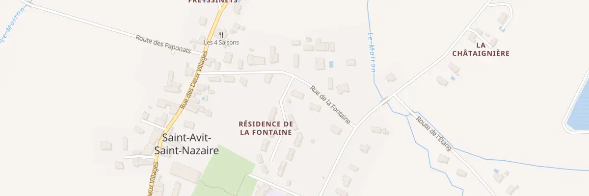 Plan du 398 Le Bourg de Saint Avit à Saint-Avit-Saint-Nazaire