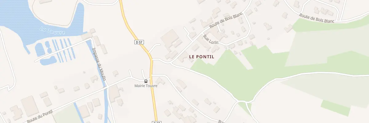Plan du 4 Rte de Bois Blanc à Touvre