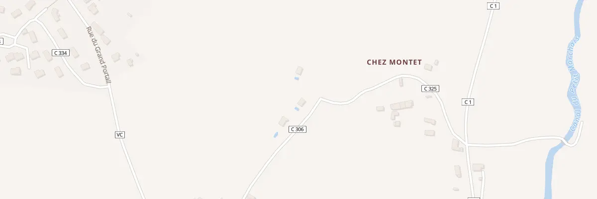 Plan du 5 Chez Montet à Saint-Séverin
