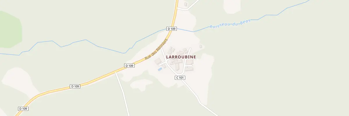 Plan du 10 Larroubine à Barbaste