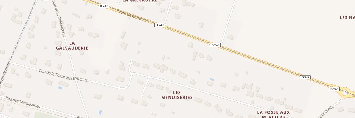 Plan du 20 Rue de la Fosse aux Merciers à Ligré
