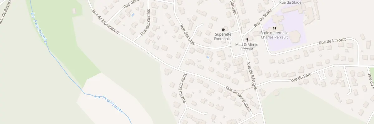 Plan du 18 Rue de Montsabert à Fontaine-le-Comte