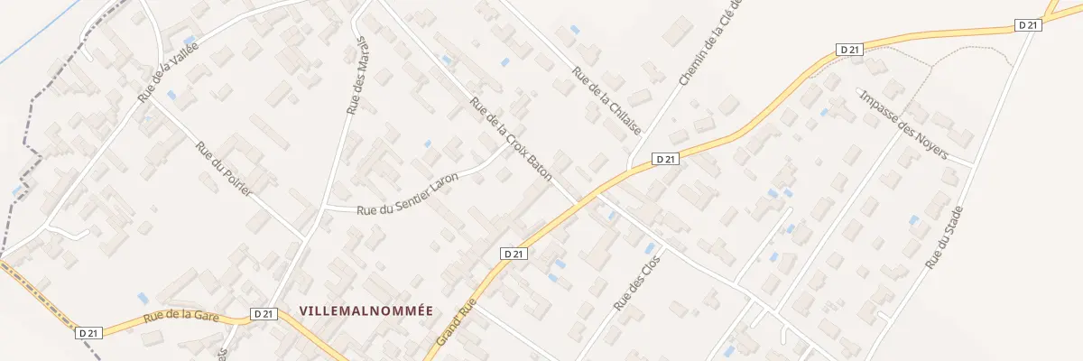 Plan du 23 Grand Rue à Chabournay