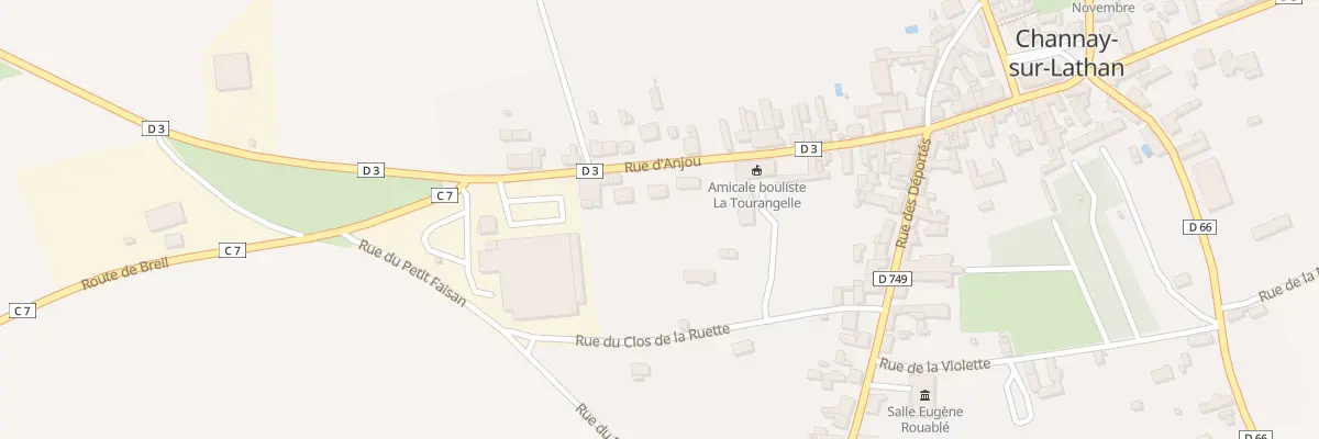 Plan du 24 Rue d’Anjou à Channay-sur-Lathan