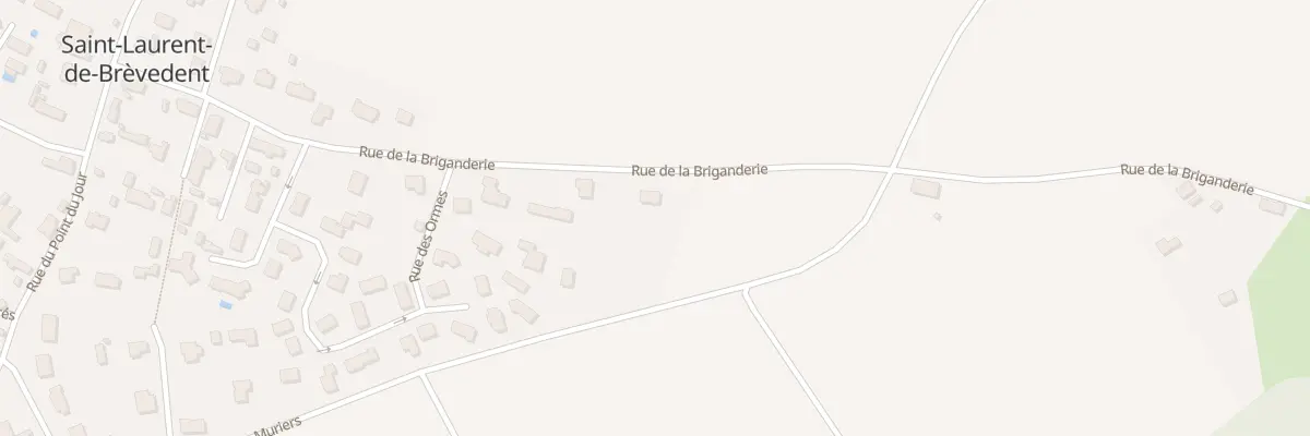 Plan du 20 Rue de la Briganderie à Saint-Laurent-de-Brèvedent