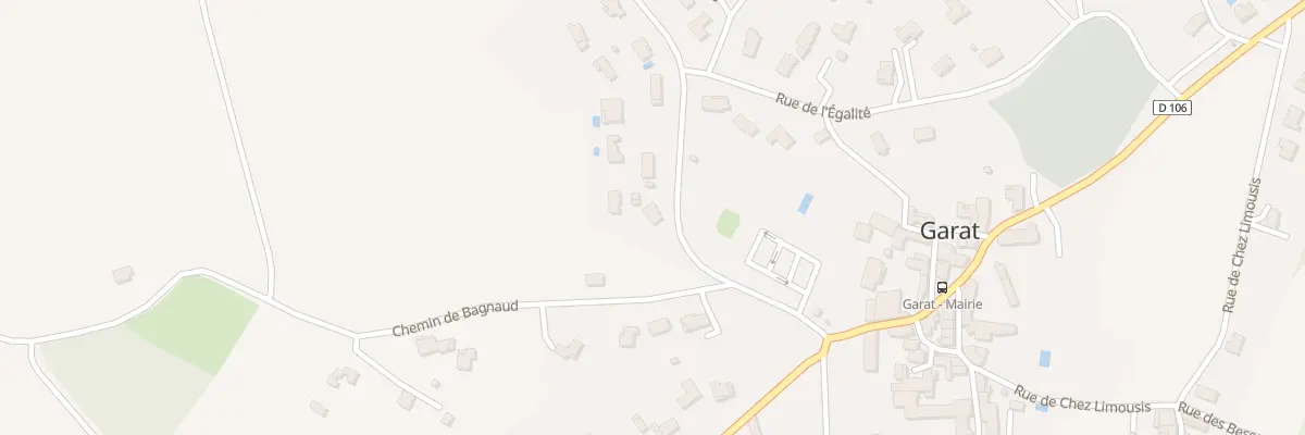 Plan du 5825 Rte de Villars à Garat