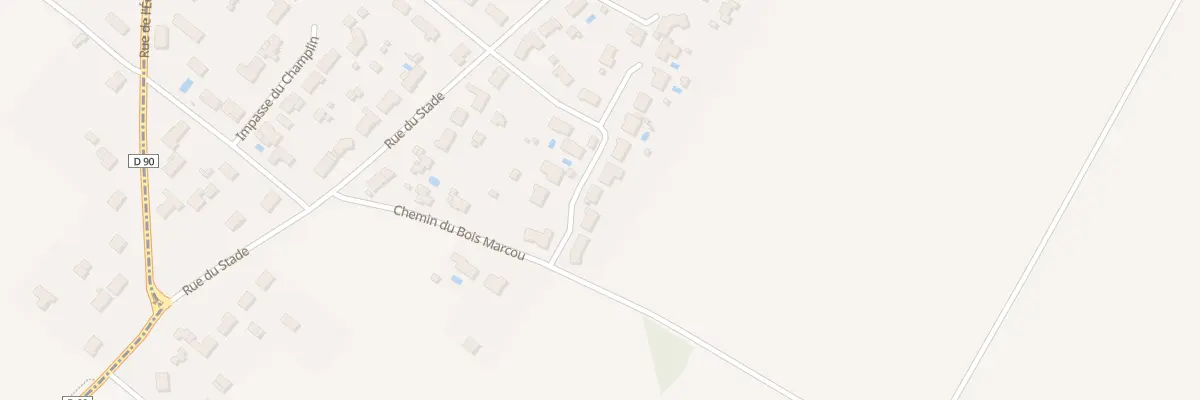 Plan du 9 Rue de la Rebecherie à Chabournay
