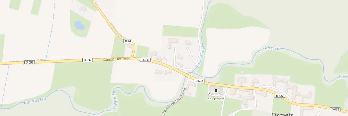 Plan du 1 Cayole à Osmets