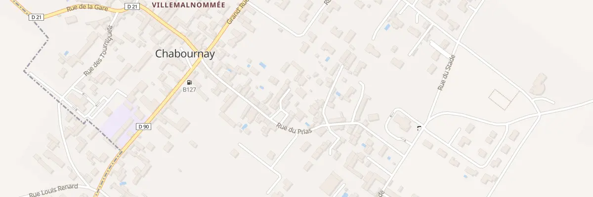 Plan du 2 Imp des Rosiers à Chabournay