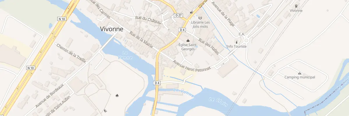 Plan du 10 Grand Rue à Vivonne