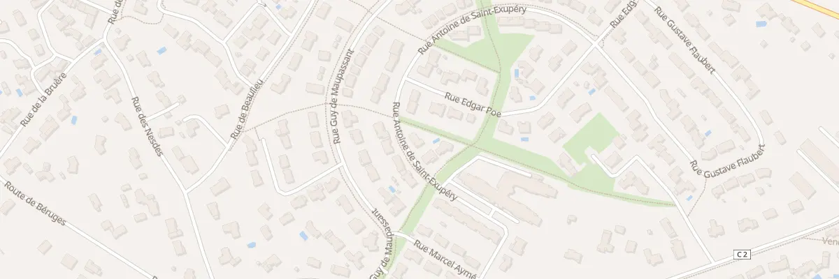 Plan du 20 Rue Antoine de Saint Exupéry à Fontaine-le-Comte