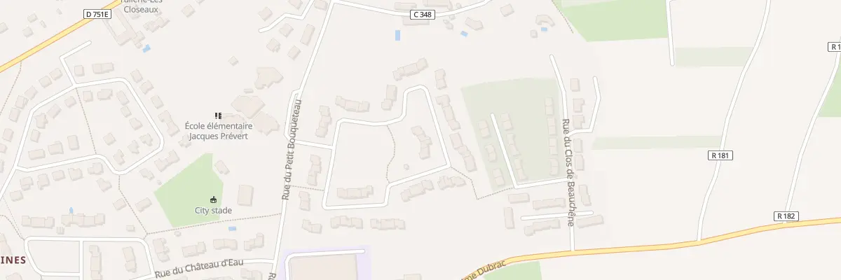 Plan du 3 Rue de la Libourne à Chinon