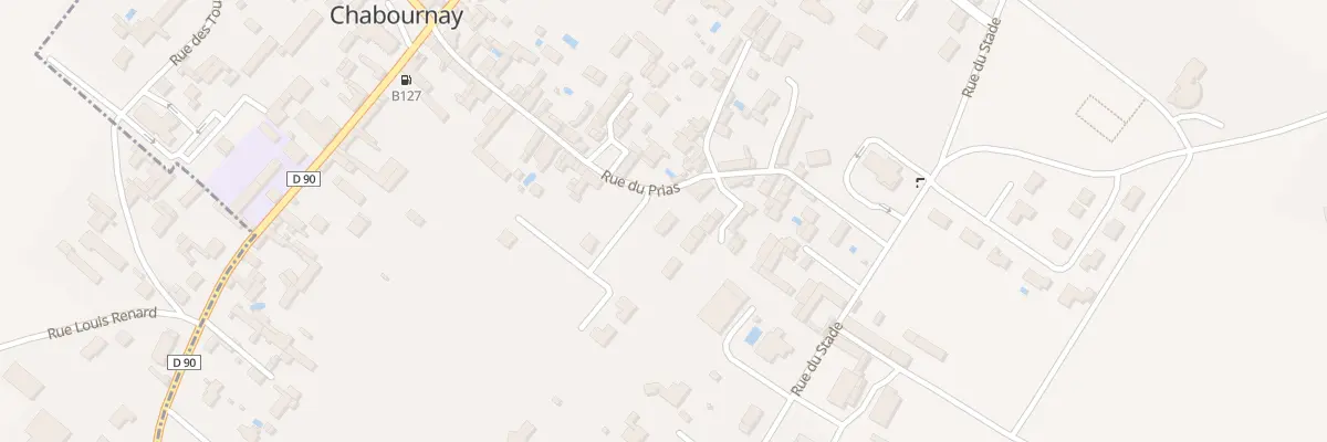 Plan du 16 Rue du Prias à Chabournay