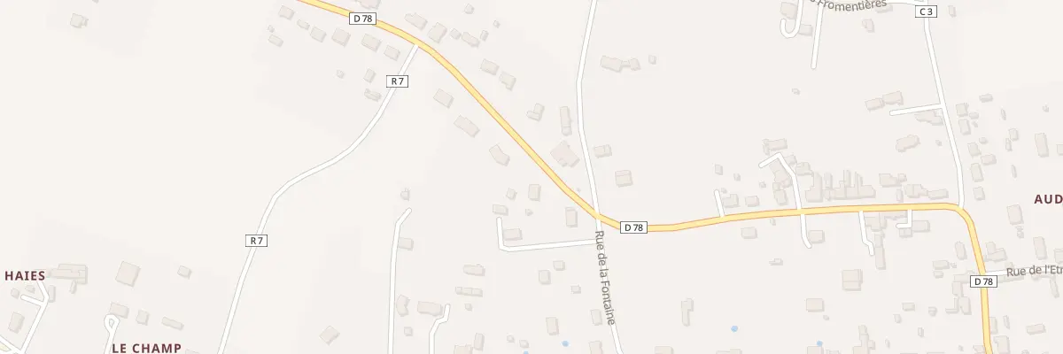 Plan du 10 Rue du Haut Perrin à Aubigné-Racan