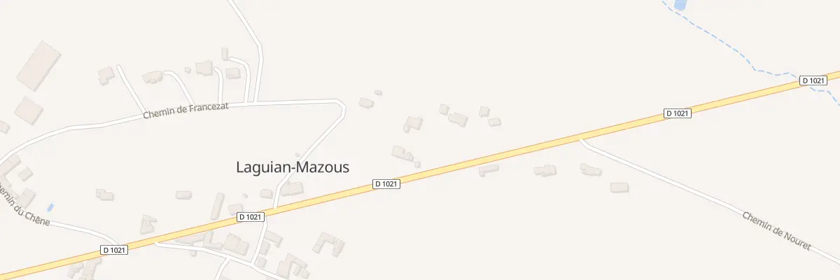 Plan du 2526 Av des Puntous à Laguian-Mazous