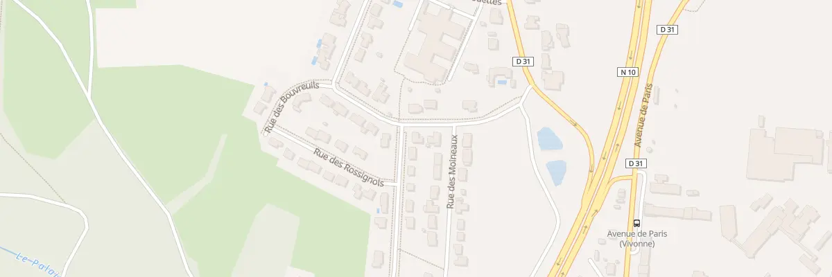Plan du 30 Rue des Pinsons à Vivonne