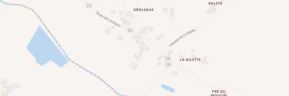 Plan du 1342 Rte des Groleaux à Saint-Astier