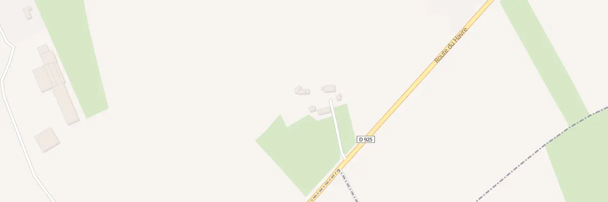 Plan du 1380 Rte du Havre à Hermeville