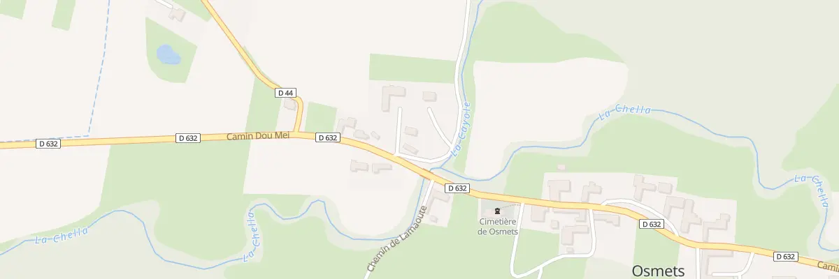 Plan du 5 Cayole à Osmets