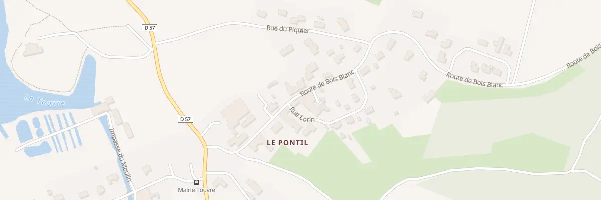 Plan du 16 Rte de Bois Blanc à Touvre