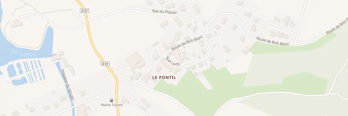 Plan du 1 Rue Lorin à Touvre